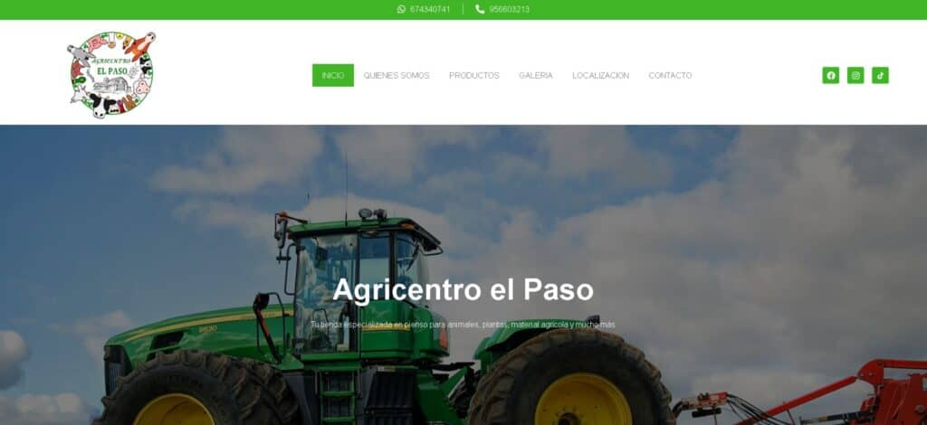 Web agricentroelpaso.es