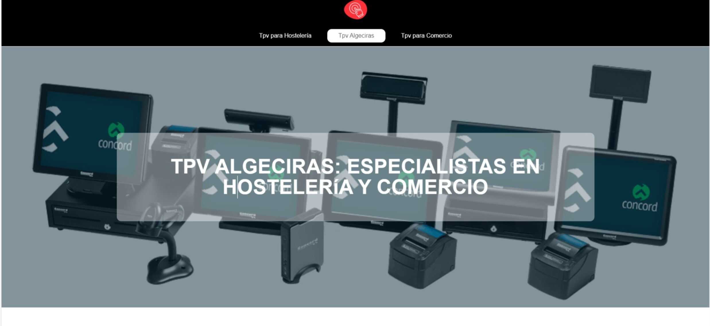 Diseño web para TPV Algeciras